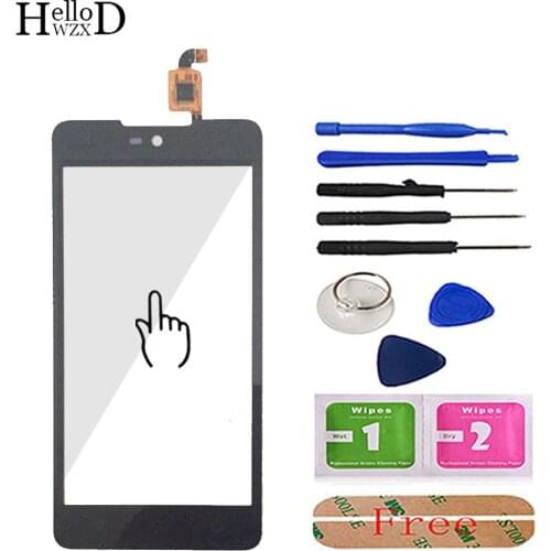 Touch Screen Glass For Micromax Canvas Selfie 2 Q340 Touch Screen Glass Digitizer Panel Lens Sensor 5.0'' Mobile Tools Adhesive