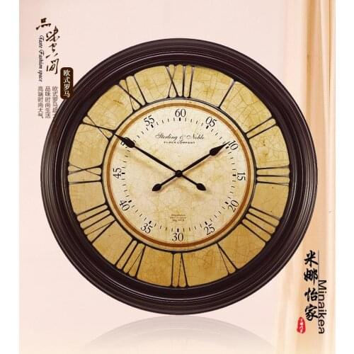 Ultralarge antique fashion wall clock mute modern fashion quartz watches and clocks clock