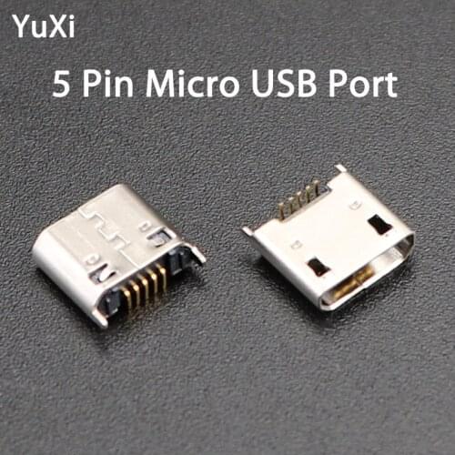 YuXi USB data charging interface Micro mini USB Charging Port jack socket Connector for Phone watch smart watch