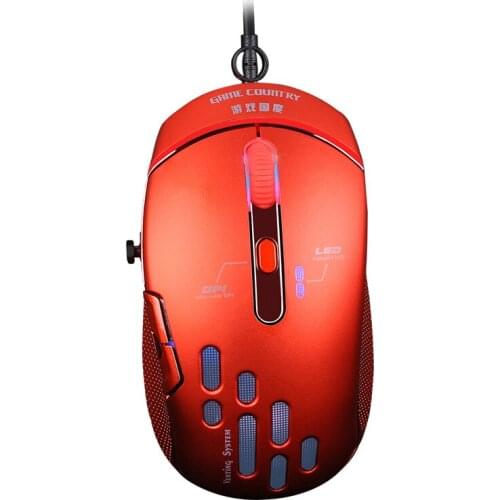 XQ Computer Mouse 4000dpi Mechanical Mouse Macro Gaming Mouse with Joystick Ergonomic Optical Mouse Wired Gaming Mouse for Lol