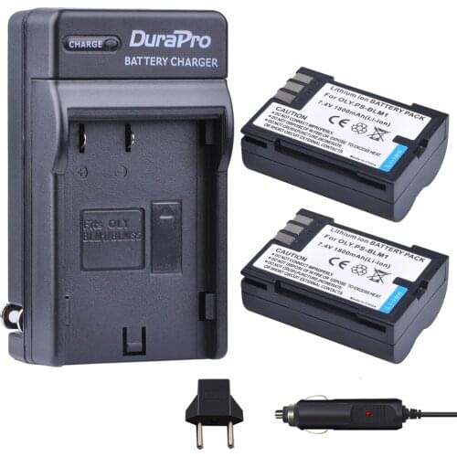 PS-BLM1 1800mAh BLM1 Replacement Battery + USB Charger for Olympus E-300 E-330 E-500 E-510 C-5060 C-7070 C-8080 E-1 E-3 E-30 E