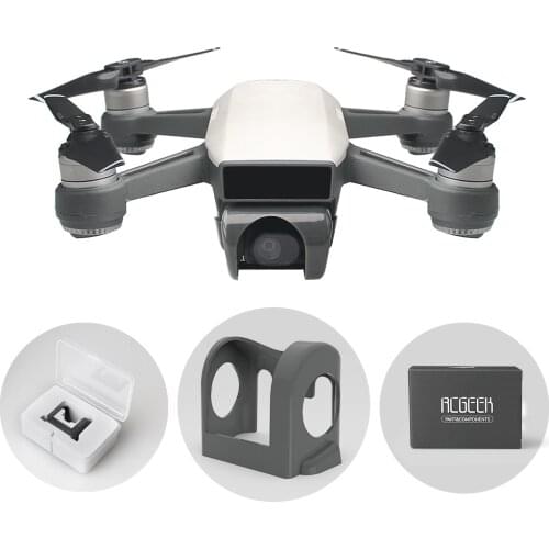 For DJI Spark Gimbal Protector Cap PTZ Camera Cover one Lens Protection Hollow Cover UAV for DJI Spark Drone Accessories