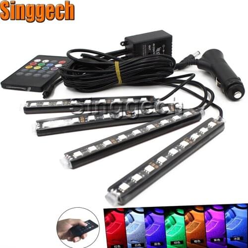 180 Degree Adjustable Car Neon Light For Renault Duster Laguna Megane 2 3 Logan Captur Clio Lada Granta Kalina Priora Accessory