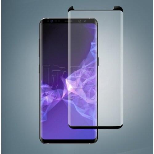 3D Tempered Glass Edge Protective Glas Screen Protector On Film For Samsung Glalaxy S8 S8Plus S9 S9Plus Note8