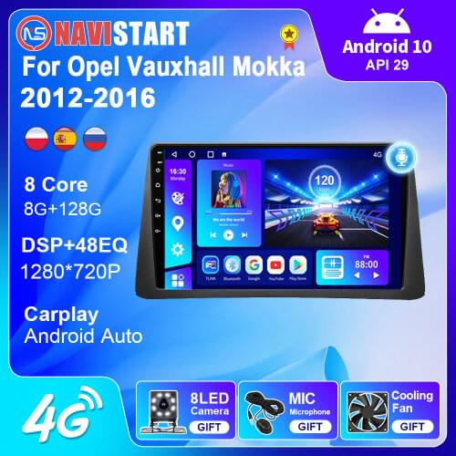 For Opel Vauxhall Mokka 2012-2016 For Buick Encore 2013-2019 Car Multimedia Player WIFI 4G Camera BT Carplay 2 Din Radio No DVD