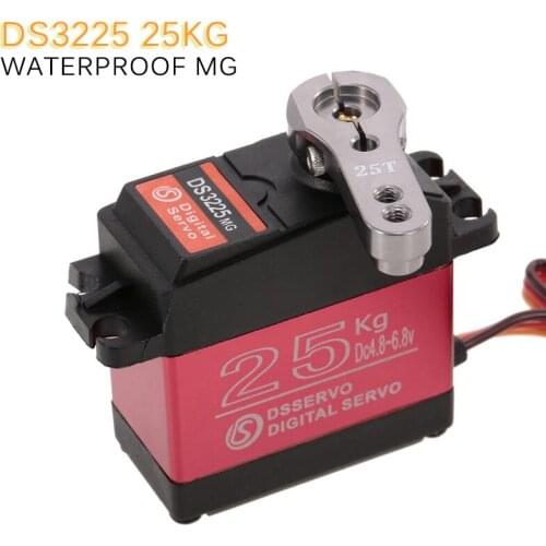 DSSERVO DS3225 Servo 25KG Metal Gear Digital Servo High Torque Waterproof Digital Servo For 1:8/1:10/1:12 RC Cars Spare Parts
