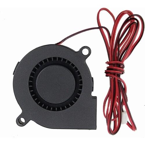 Gdstime 100 PCS 12V Dual Ball Bearing 50x50x15mm 3D Printer DC Cooling Fan 50mm x 15mm Long Cable Blower Cooler Radiator 5015