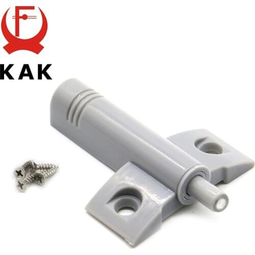KAK High Quality 10Set/Lot Gray White Kitchen Cabinet Door Stop Drawer Soft Quiet Close Closer Damper Buffers With Screws