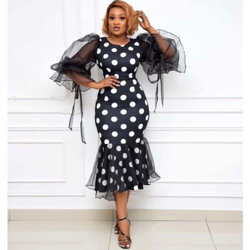 DPSDE 2021 hot sale women fashion new street girl style long dresses long sleeve round collar dresses printed mid long dresses