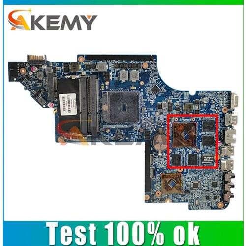 AKemy laptop Motherboard For HP Pavilion DV6-6000 650854-001 650854-501 216-0810005 DDR3 Mainboard