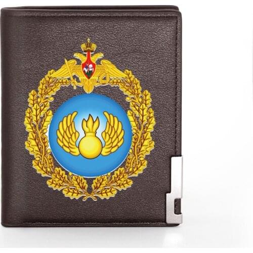 Воздушно-десантные войска России Printing Wallet Leather Purse For Men Credit Card Holder Short Purse