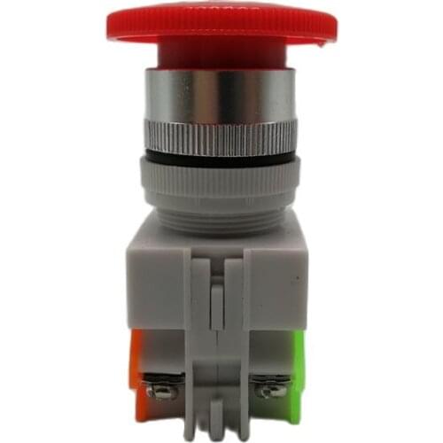 Stop Switch Push Button Mushroom NO+NC 660V 10A LAY37-11ZS