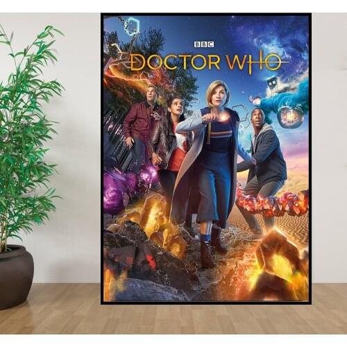 TV Show Doctor Who Comic Strip HD Canvas Painting Canvas Posters and Prints Wall Art Bar Home Decor Sticker Christmas Gift