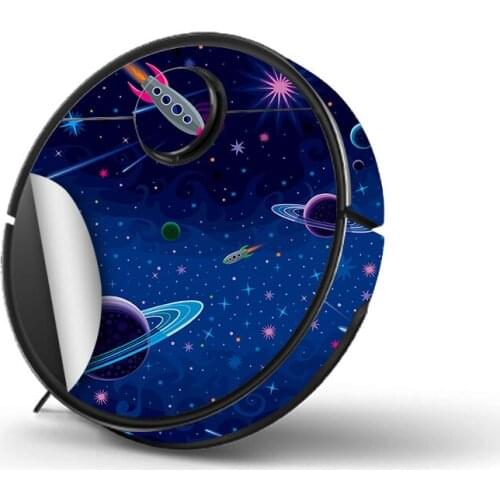 Provide Customized Custom Space Universe Sticker for Roborock S4 T4 Robot Robotic Vacuum Cleaner Skin Spare Parts Accessories