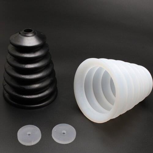 110mm/130mm Drill Dust Collector Rubber Dust Cover Electric Hammer Drill Power Tool Dremel Accessories White/Black