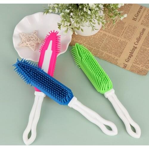 1 Pcs Rubber Pet Dog Puppy Cat Hair Bath Brush Comb Soft Silicone Sticky Hair Tool Small Animal Massage Tool