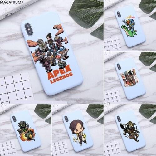 Hot new game Apex Legends Phone Case For iphone 12 11 Pro Max Mini XS 8 7 6 6S Plus X SE 2020 XR Candy purple Silicone cover