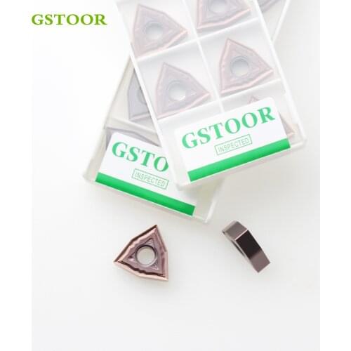 10PCS WNMG080404 WNMG080408 HS HA JMS MS MQ MA GS GM9030 Lathe Cutter Cutting Carbide Inserts For Stainless Steel MWLNR/L Arbor