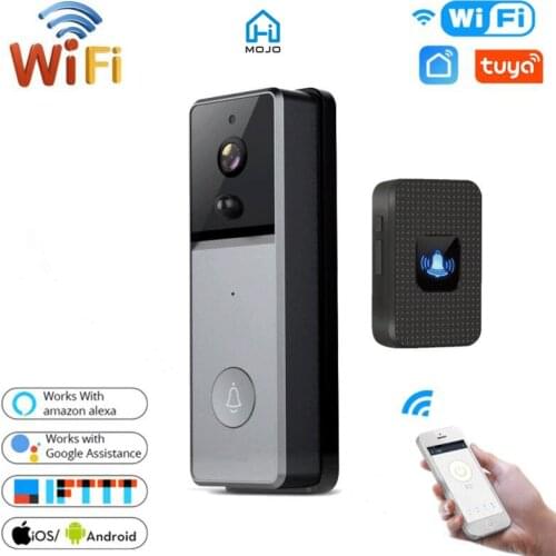 1080P Tuya Smart WiFi Doorbell 2MP Camera Outdoor Wireless Video Intercom Night Vision Smart Life Home Security Door Bell Chime