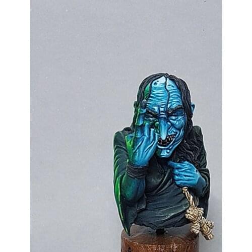 Unassambled 1/10 ancient man bust Resin figure miniature model kits Unpainted