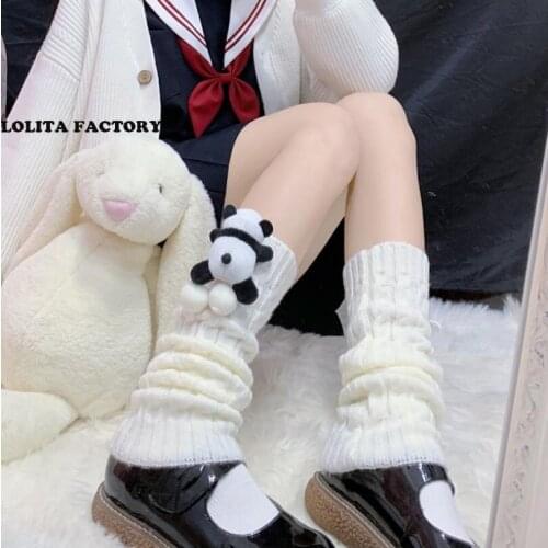 Women GIRL Knit Boot Cuffs Leaves Holes Leg Warmers Womens Socks Gaiters Hollow Boot Covers JK UNIFORM Legwarmers Boot Toppers