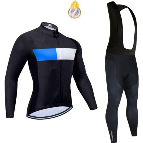 Winter 2021 STRAVA Cycling Team Jersey 20D Sportswear MTB Bike Pants Men Ropa Ciclismo Thermal Fleece BiCycling Jacket
