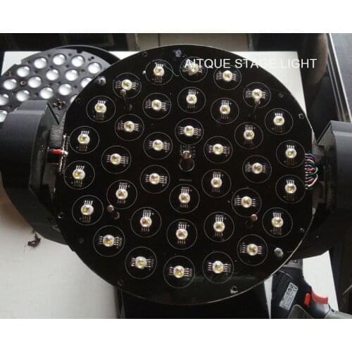 1pcs 36pcs 10W rgbw 4in1 leds of circle led moving head zoom light