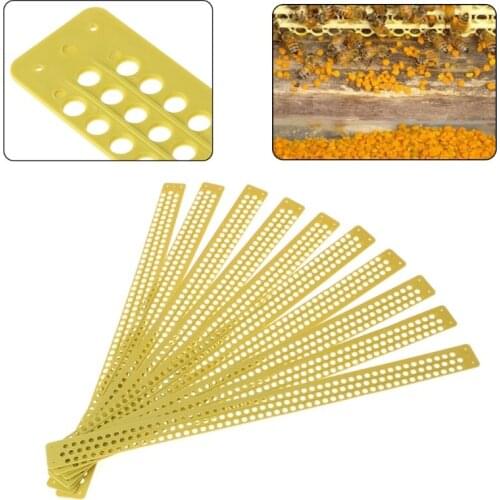 10 Pcs/Bag Pollen Trap Catcher Beekeeping Apiculture Tools Entrance Equipments