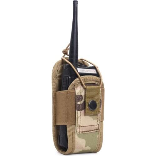 1000D Nylon Pouch Tactical Molle Radio Walkie Talkie Holder Bag New