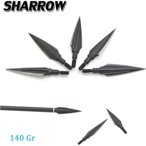 8/16pcs Archery 140Gr Traditional Broadheads Arrowheads High-Carbon Steel Spiral Hunting Shooting Bow And Arrow Accessories