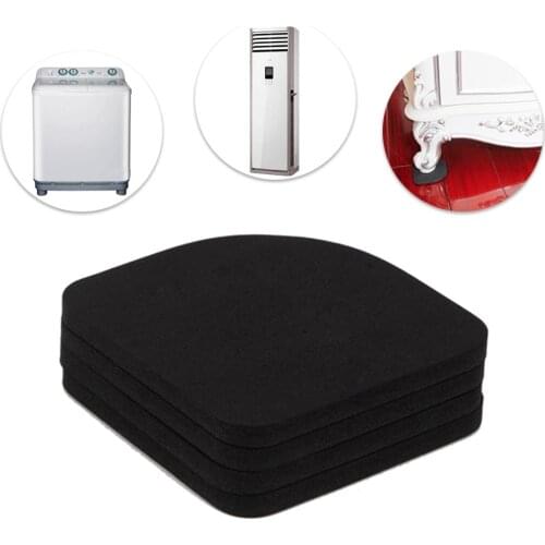 Free Shipping 4pcs Multifunctional Refrigerator Anti-vibration Pad Mat For Washing Machine Shock Pads Non-slip Mats Set