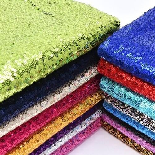 50x130cm 3mm Chunky Glitter Sequin Fabric Sparkly Gold Silver Glitter Fabric for Clothes Bag Stage Party Wedding DIY Home Decor