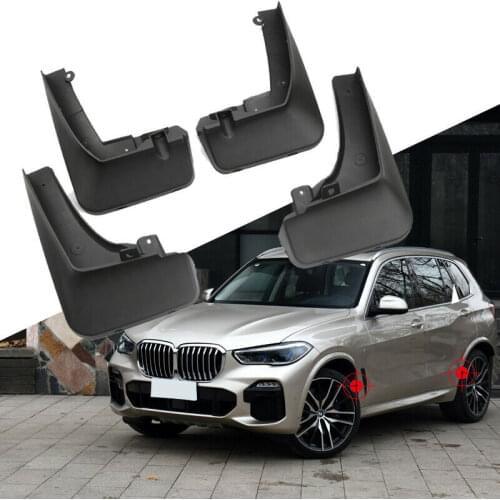 Splash Guard Mud Flaps Mudguards Fenders 4pcs For BMW X5 G05 M Sport 2019 - 2020