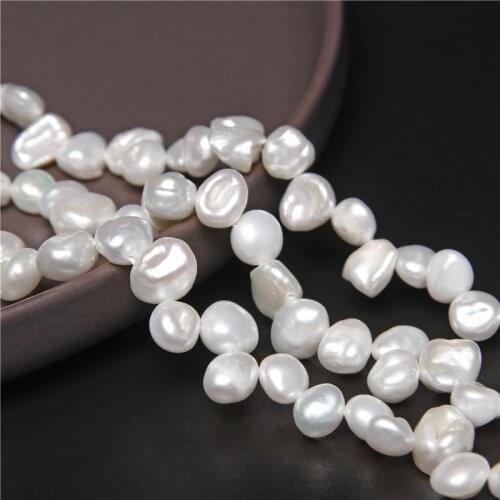 8X12mm Top-drilled High Quality Freshwater Pearl Beads Natural Irregular Shape Pearl Bead For Jewelry Making DIY Handwork 14"