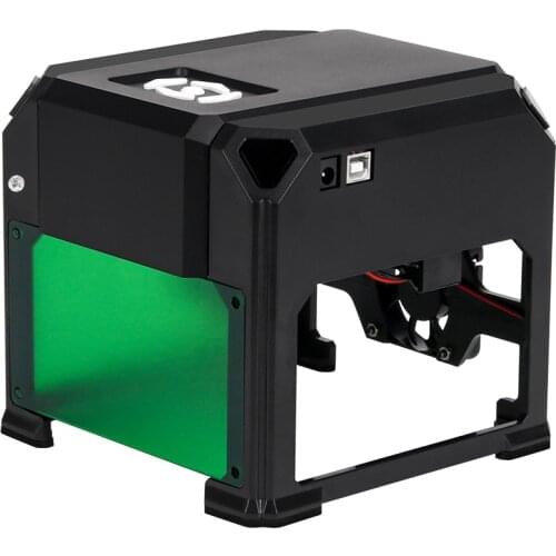 DIY Mini Laser Engraver Desktop Printer 3000mW Engraving Machine with Carver Size 80 x 80mm for 3W CNC Router