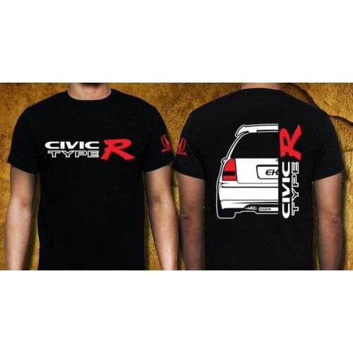 Fashion Summer T Shirt New Classic Japanese car fans Civic Type R EK9 Tee Shirt