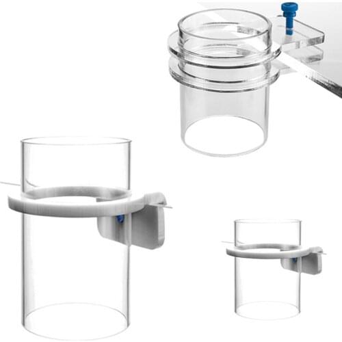 New Portable Fish Feed Ring Fish Tank Feeder Feeding Circle Transparent Acrylic Anti-scattering Feeders