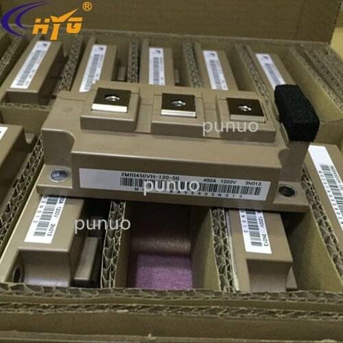 Original Authentic 2MBI450VH-120-50 Encapsulation IGBT MODULE 1200V / 450A / 2 in One Package High Speed Switching