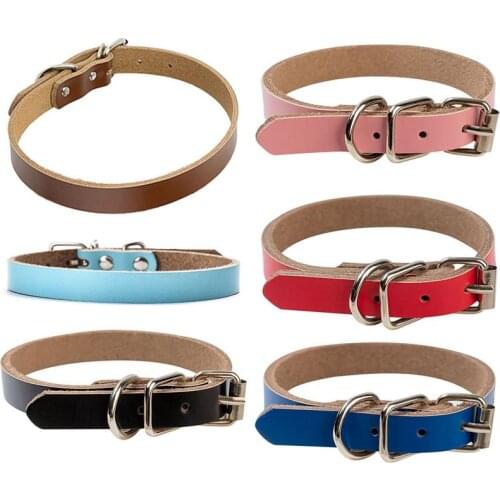 Dog Collar Faux Leather Adjustable Fashion Soft Pet Collar Puppy Collar for Cat Dog Collar Cat Dog Neck Strap Pet Products