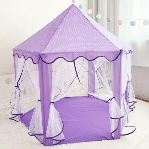 Play House Game Tent Toys Ball Pit Pool Portable Foldable Princess Folding Tent large Castle Gifts Tents Toy For Kids Children