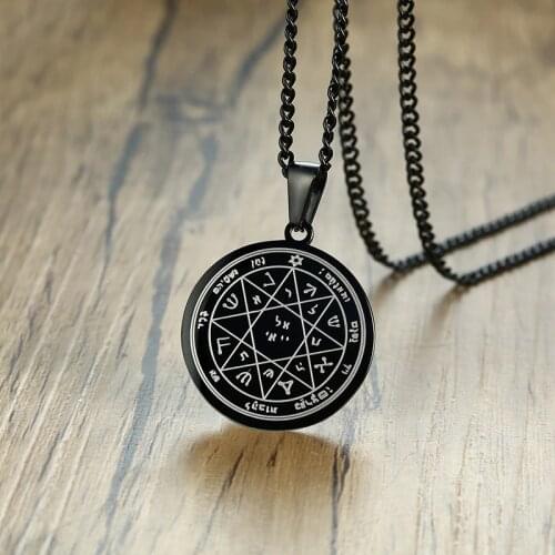 Pentacle of Mercury Talisman Key of Solomon Seal Pendant Hermetic Enochian Kabbalah Pagan Wiccan Jewelry