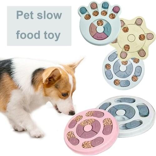 Pet Slow Feeder Dog Bowl Interactive Slow Dispensing Feeding Dog Puzzle Toys Feeder for Small Medium Dog Puppy Accessories