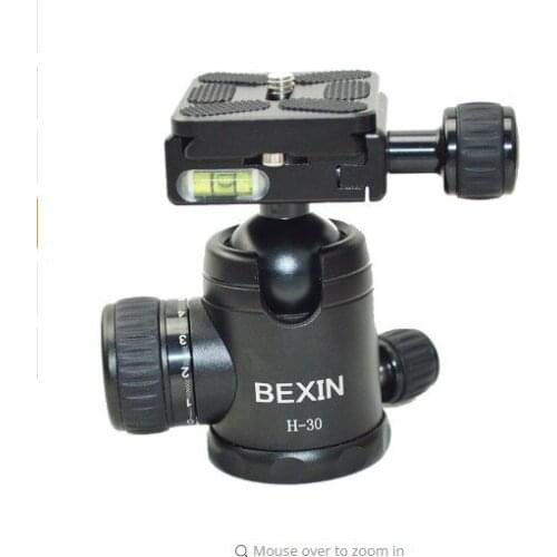 Professional Gimbal Swivel Panoramic SLR DSLR Camera Tripod Monopod Ball Head with Quick Release Plate 1/4" Screw