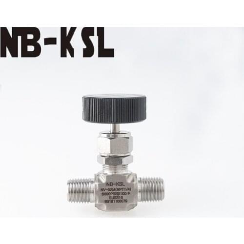 Adjustable Needle valve 1/8" 1/4" 3/8" 1/2" ZG male thread stainless steel 316 Flow Control shut off crane Straight игольчатый