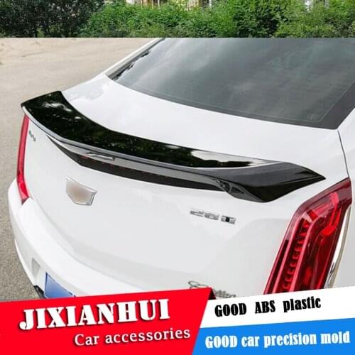 For Cadillac XTS Spoiler 2018-2020 Cadillac XTS Spoiler YW ABS plastic Material Car Rear Wing Color Rear Spoiler