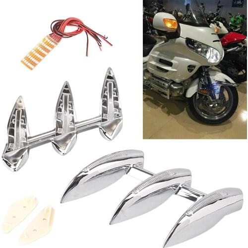 For Honda Fork Tower Accents Gold Wing Goldwing GL1800 2001-2011 Decoration Bokykits Parts Accessories Chrome