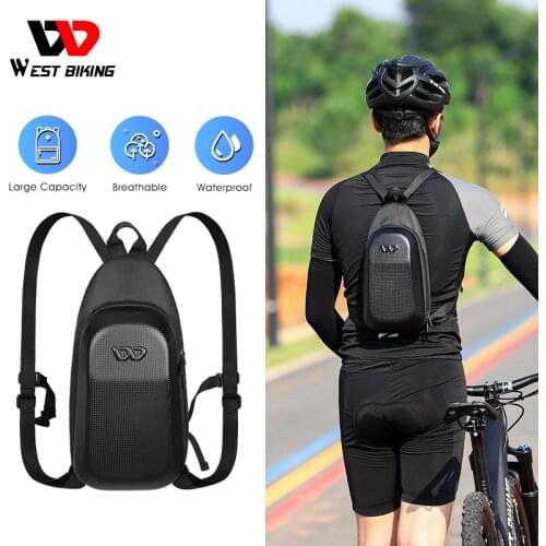 WEST BIKING Portable Bicycle Bag EVA Waterproof Backpack Outdoor Sport Ultralight Traveling Hiking Cycling MTB Bike Water Bags