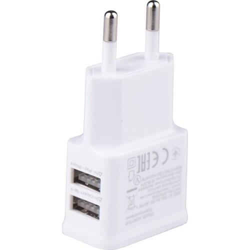 5V 2.0A/1.0A Plug Dual Double USB Universal mobile phone charger Wall AC Power Charger Home or Travel For iphone ipad ipod