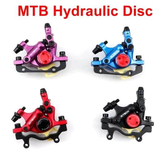 ZOOM HB100 Road Bike MTB Line Pulling Hydraulic Disc Brake Calipers Bicycle Oil Disc Brake Brake rotor