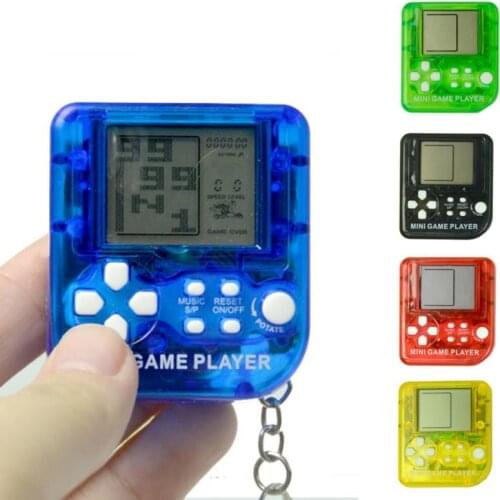 1Pcs Mini Handheld Game Players Classic Game Machine Childhood Tetris Retro Nostalgic Pocket Game Video Game Educational Toys